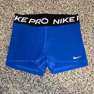 Small blue Nike pros